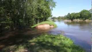 Hochwasser  Deichbruch an der Schwarzen Elster [upl. by Irrak]