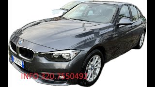 BMW 318D BUSINESS ADVANTAGE AUTOMATICA BERLINA KM CERTIFICATI [upl. by Ilime592]