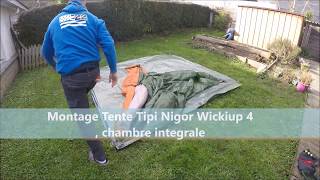 Montage Tipi Wickiup 4 Nigor [upl. by Macmullin]