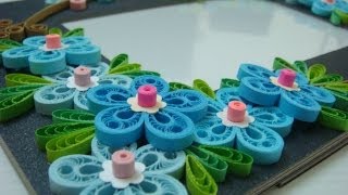 How to make a petal of a quilled Malaysian flower [upl. by Coco915]