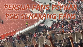 PERSIJA FANS PSYWAR PSIS SEMARANG FANS  PERSIJA VS PSIS SEMARANG [upl. by Einomrah262]