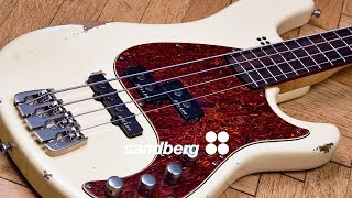 Sandberg California VT4 Creme Heavy Aged Bass Demo [upl. by Anaet]