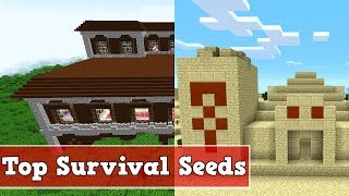 Die 5 besten Survival Seeds in Minecraft 113  Minecraft Top 5 Survival Seeds 113 [upl. by Valsimot]