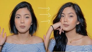 HOW TO Clip In and Blend Hair Extensions With Short Hair  Irresistible Me [upl. by Oiragelo]