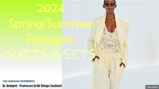 2024 SpringSummer Forecast Trends in Womens Suits amp Sets [upl. by Singh582]