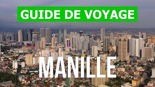 Ville de Manille en 4k Philippines et Manille à visiter [upl. by Ebner]