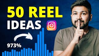 50 Easy INSTAGRAM REEL IDEAS to go VIRAL  Instagram Growth  Sunny Gala Hindi [upl. by Brittain]