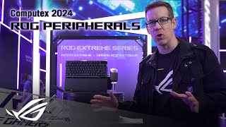 Checking out the ROG peripherals  Computex 2024  ROG [upl. by Yaned626]