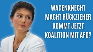 Eine Koalition mit AfD wird jetzt von Sahra Wagenknecht geschaffen [upl. by Tiga336]