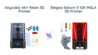 Anycubic Photon Mono 2 vs Elegoo Saturn 3  4K vs 12K MSLA 3D Printer Comparison 🌟🖨️ [upl. by Irvine644]