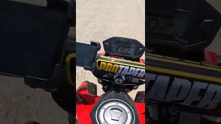 Honda Grom Toce Exhaust Clips automobile hondagrom bikelife insta360 foryou [upl. by Okier]