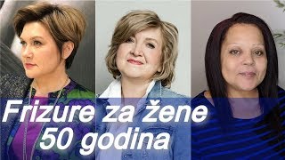 Frizure 💋 za žene 50 godina za tanku kosu  Moderne frizure [upl. by Janiuszck]