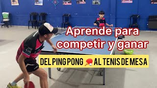 DEL PING PONG AL TENIS DE MESA  Como elaborar una jugada  pingpong tenisdemesa tutorial [upl. by Isabea532]