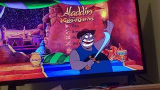 Aladdin and the king of thieves 2005 DVD menu walkthrough [upl. by Bertero231]