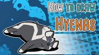 How To Draw a Hyena [upl. by Eahsed]