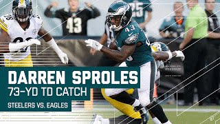 Carson Wentz Hits Darren Sproles for 73Yard TD  Steelers vs Eagles  NFL [upl. by Madox739]