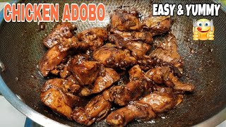 How to Cook Dry Chicken Adobo  Tastiest Chicken Adobo  Adobong Manok  WAIS NA NANAY [upl. by Bronder]