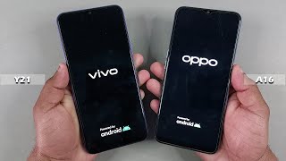 Vivo Y21 Vs Oppo A16 Speed Test  Helio P35 Vs Helio G35 [upl. by Mccarthy]