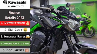 2023 Kawasaki Z900 Down Payment amp EMI ✅ II Finance Details II On Road Price 😲 II EMI Price [upl. by Llyrrad565]