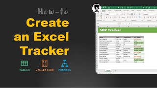 How to create an elegant fun amp useful tracker with Excel [upl. by Emersen]