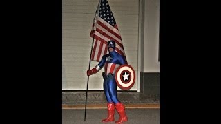 Tutorial cool CAPITAN AMÉRICA cosplay ve [upl. by Inoy]