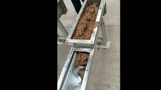 Horizontal screw conveyor for sludge [upl. by Kally]