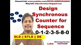 Design a Synchronous Counter for the Sequence 0123580  Synchronous Counter  Counters [upl. by Phippen316]