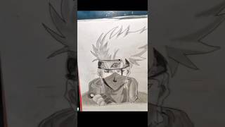 How to Draw KAKASHI HATAKE  NARUTO  shorts [upl. by Azyl620]