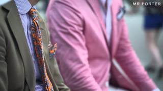 Pitti Uomo The Details  What They Wore  MR PORTER [upl. by Yedarb]