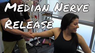 Median Nerve Compression  MSR Release Protocol [upl. by Eeryk]