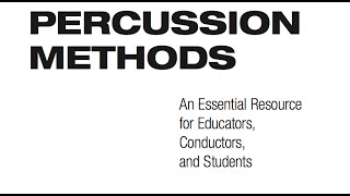 Percussion Methods An Essential Resource [upl. by Baecher669]