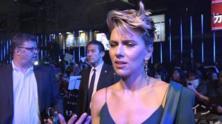 Scarlett Johansson  Ghost In The Shell 2017  Tokyo Premiere Interview [upl. by Riocard499]