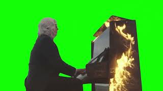 Danila Bolshakov  Burning piano Green Screen [upl. by Ahsekat]