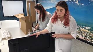 Unboxing the Wacom Cintiq Pro 24 graphics tablet [upl. by Ahserak]