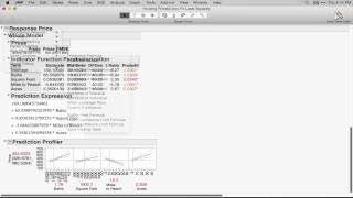 JMP Prediction Formulas [upl. by Dymphia]