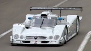 24 Hours of Le Mans 1999  Peter Dumbrecks Shocking Mercedes flip [upl. by Barnabas]