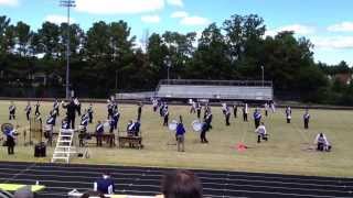 Leonardtown High School Marching Band Performance 8142013 [upl. by Trebmer814]