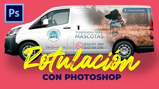 Aprende y crea un Mockup para rotulación vehicular con Photoshop  Tutorial [upl. by Evante]