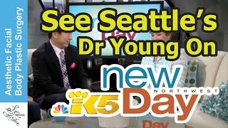 SEE DR YOUNG OF BELLEVUE PRESENT THE YOUNGVITALIZER ON NEW DAY NORTHWEST THE INCISION LESS FACELIFT [upl. by Cogswell394]