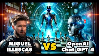 Miguel Illescas vs ChatGPT 4 [upl. by Ahsinrad]