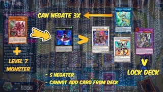 BROKEN Kashtira combo Negate 5x amp Lock Deck Yugioh Master Duel [upl. by Dlorag]