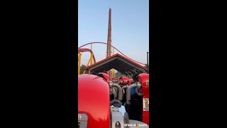 STUCK ON INTIMIDATOR 305 AT KINGS DOMINION [upl. by Ahsinat878]