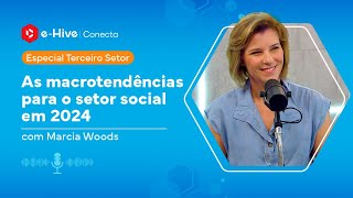 Conecta Márcia Woods  As macrotendências para o setor social em 2024 [upl. by Sapphire492]