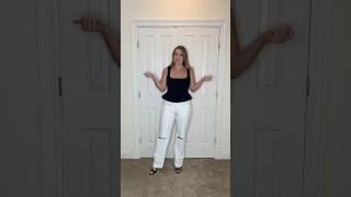 LOWRISE JEANS abercrombie abercrombiehaul whitejeans lowrise jeans summerstyle [upl. by Onitnas]