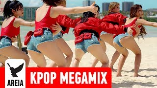 KPOP MEGAMIX 10 AOA SEXY MASHUP Like A Cat Excuse Me Good Luck Short Hair Miniskirt Heart Attack [upl. by Ellenaj]