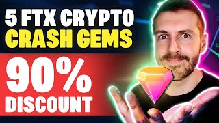 FTX Crypto Crash  5 Altcoin GEMS at 90 Discount [upl. by Penthea332]