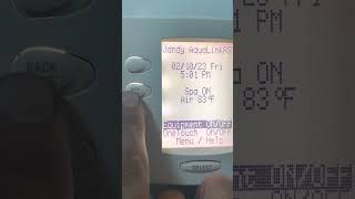 Jandy Aqualink RS4 control panel tutorial 2023 [upl. by Annadroj487]