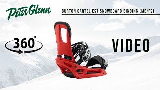 2018 Burton Cartel EST Snowboard Binding Mens [upl. by Akehsyt]