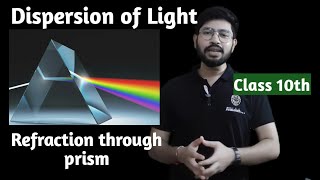 Dispersion of colour through Prism  Refraction through Prism  Class10th [upl. by Nyllij]