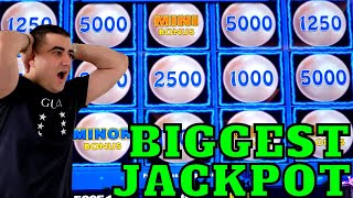 The BIGGEST JACKPOT EVER On Lightning Link Magic Pearl Slot [upl. by Isyak674]